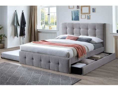 Levy Bed With Pull Out Bed And Drawer Furniture Manila Atelier Yuwa