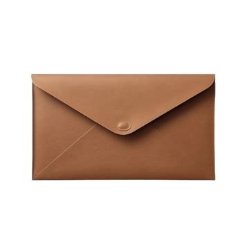 Brown Envelope Isolated With Clipping Path Old Bag Post PNG