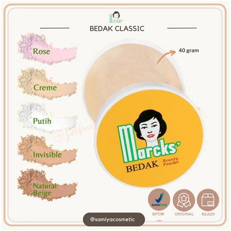 Jual Marcks Bedak Classic 40gr Marcks Bedak Tabur Loose Powder