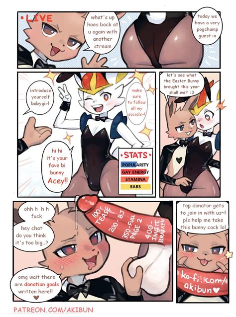 Easter Comic Pg 1 Eevee And Cinderace Luscious Hentai Manga And Porn