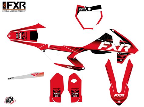 kit déco motocross gasgas fxr revo rouge Kutvek