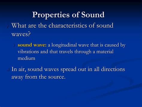 Grade 8 Science Properties Of Soundsppt