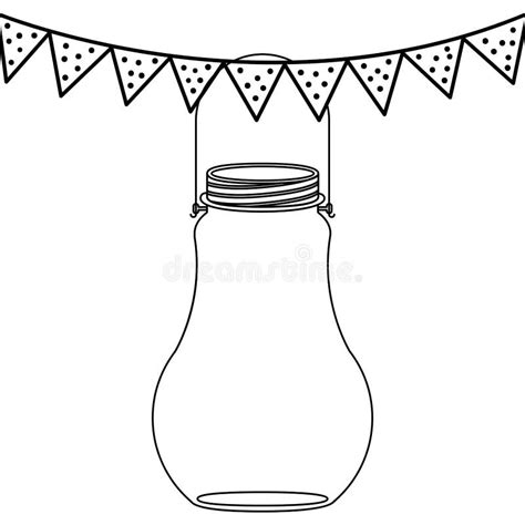 Isolated Mason Jar Design Stock Vector Illustration Of Chic