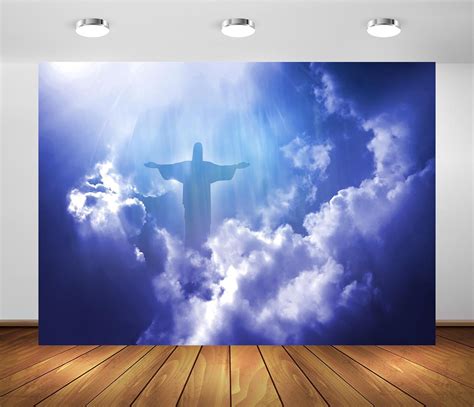 Amazon BELECO 8x6ft Fabric Jesus Christ Backdrop Christian Jesus