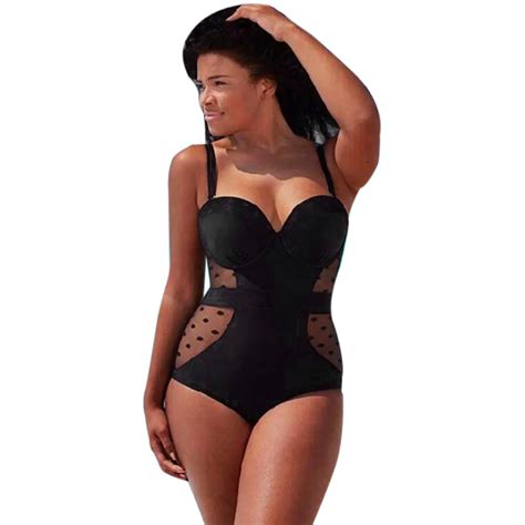 Aliexpress Frauen Plus Size Bademode Push Up Gepolsterte Bikini