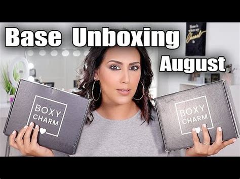 August Boxycharm Review And Unboxing Youtube