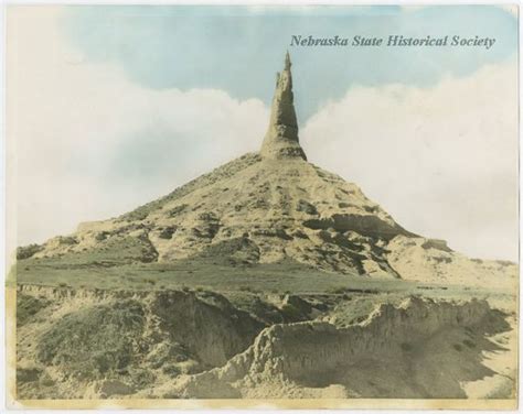 Nebraska Historical Marker: Chimney Rock - E Nebraska History