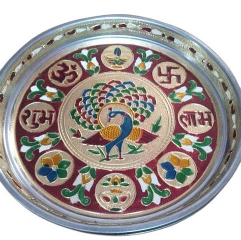 Stainless Steel Round Pooja Thali At Best Price In Ahmedabad Shree