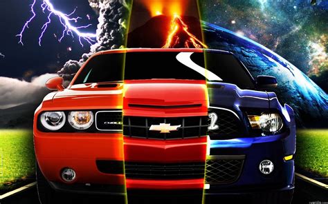 Challenger Mustang Camaro Muscle Wallpapers Hd Desktop And Mobile