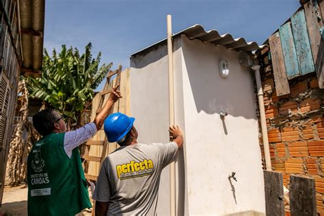 Primeiras unidades do Nenhuma Casa Sem Banheiro em Canoas são