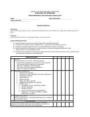 Performance Evaluation Checklist For Wound Dressing Expert Tips