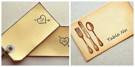 Rustic Wedding Place Cards - Rustic Wedding Chic