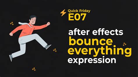 Bounce Expression In After Effects After Effects Quick Tips And