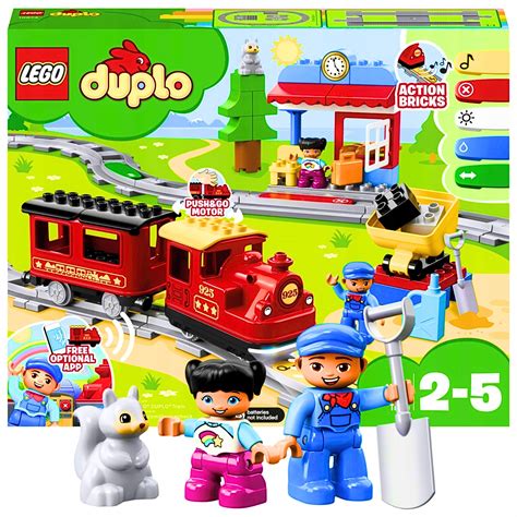 Lego Duplo Poci G Parowy Pasa Erski Tory Ciuchcia Klocki Figurki