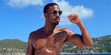 Michael B Jordan Shares Hot Shirtless Photos Taken By His Girlfriend Lori Harvey Lori Harvey