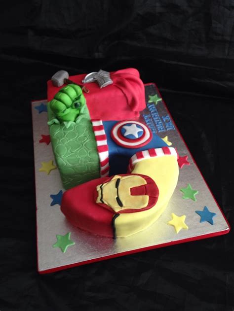 Superhero Cake Decorated Cake By Caron Eveleigh CakesDecor