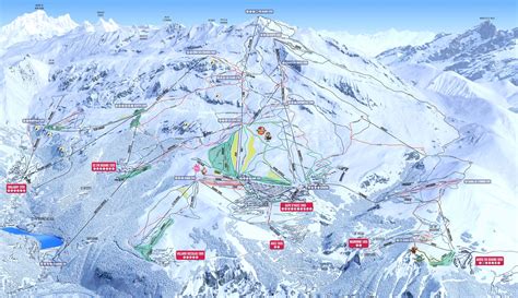 Pistenkarten Alpe D Huez Grand Domaine Skigebiet Mit Km Pisten