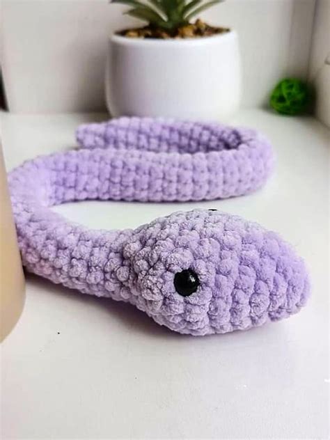 Pdf Crochet Big Snake Amigurumi Free Pattern Lovelycraft