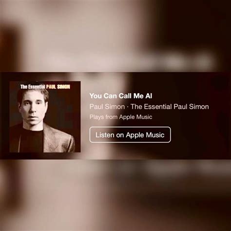 You Can Call Me Al Paul Simon [video] Call Me Al Paul Simon Call Me