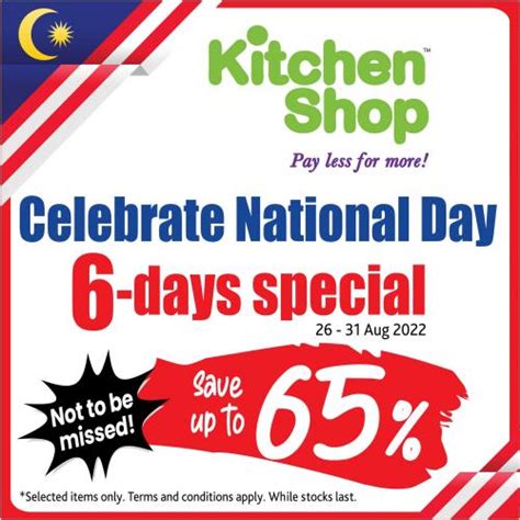 Kitchen Shop Merdeka Sales Up To 65 OFF 26 Aug 2022 31 Aug 2022