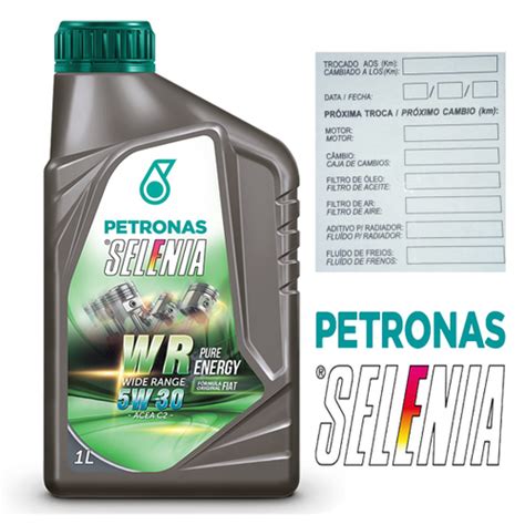 Óleo De Motor Lubrificante Petronas Selenia 5w30 wr Wide Range Fiat