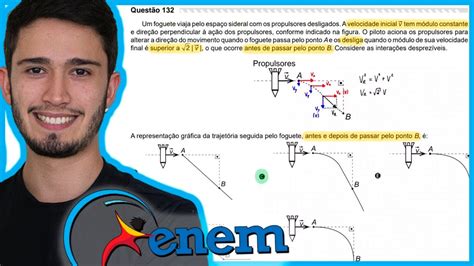 Um Foguete Viaja Pelo Espaço Sideral Com Os Propulsores Desligados - ENEM 2019 PPL - Um foguete viaja pelo espaço sideral com os propulsores ...