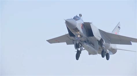 Russia adapted 10 MiG-31 fighter jets to test Kinzhal hypersonic missile, minister says