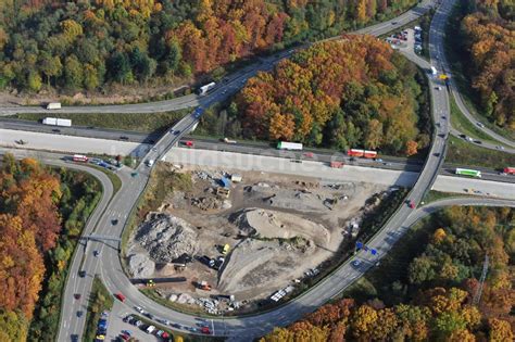 Offenburg Aus Der Vogelperspektive Baustelle Ausbau Autobahn A