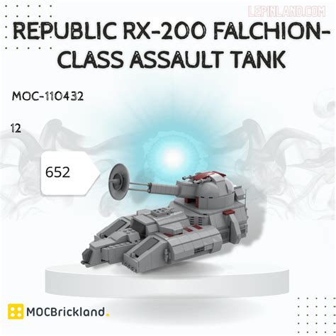 Star Wars Mocbrickland Republic Rx Falchion Class Assault