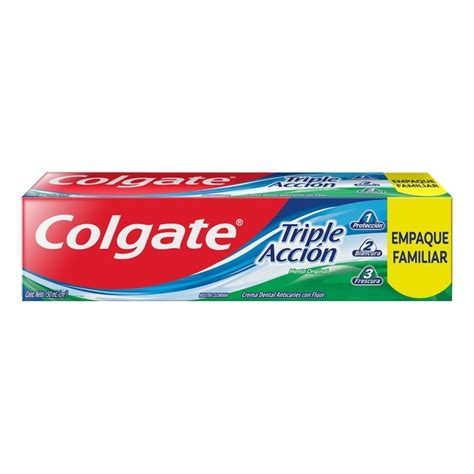 Crema dental Colgate Triple Acción menta original 150 ml Walmart