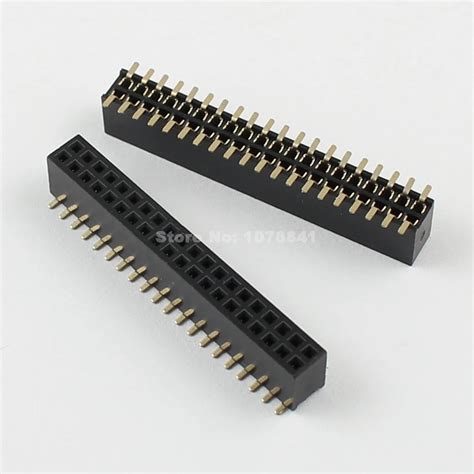 20 Pcs Per Lot Pitch 1 27mm Female 2x20 Pin 40 Pin Double Row SMT SMD