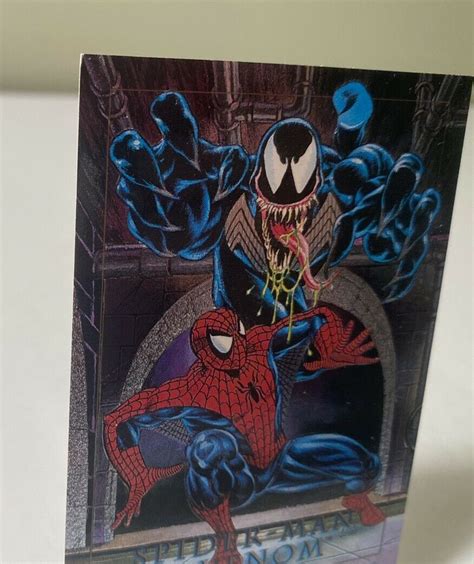 Mavin Marvel Masterpieces Series Spiderman Vs Venom Battle