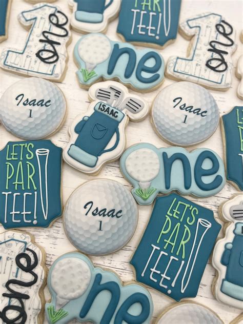 Custom Sugar Cookies Ultra Deluxe Personalized Elaborate Design Golf