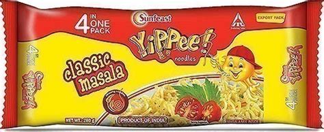 Sunfeast Yippee Noodles Classic Masala Quad Pack Noodles