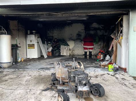 Ocala Firefighters Extinguish Flames Inside Residential Garage No