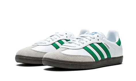 adidas samba og green  step