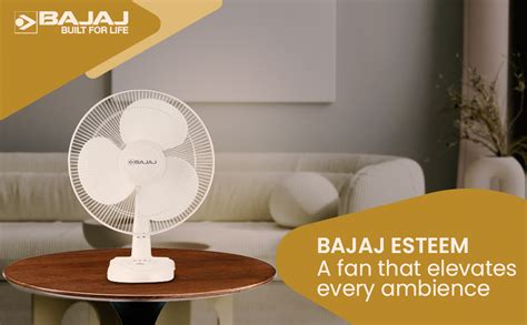 Buy Bajaj Esteem Table Fan 400 MM Table Fans For Home Office Low