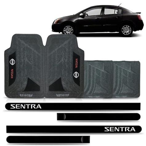 Friso Lateral Nissan Sentra Todos Jogo Tapete Carpete Pvc SP