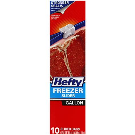 Hefty Slider Freezer Bags Gallon Plastic Bags Foodtown