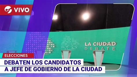 El Debate Entre Los Candidatos A Jefe De Gobierno PorteÑo Youtube