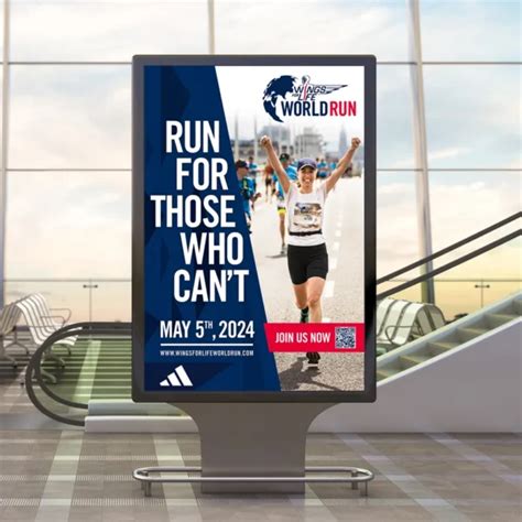 Wings For Life World Run Sign Creative