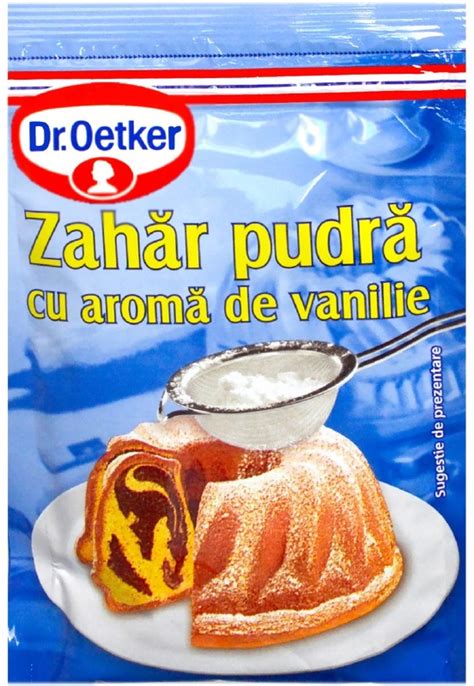 Dr Oetker Powder Vanilla Sugar Zahar Pudra Cu Aroma De Vanillie 80g