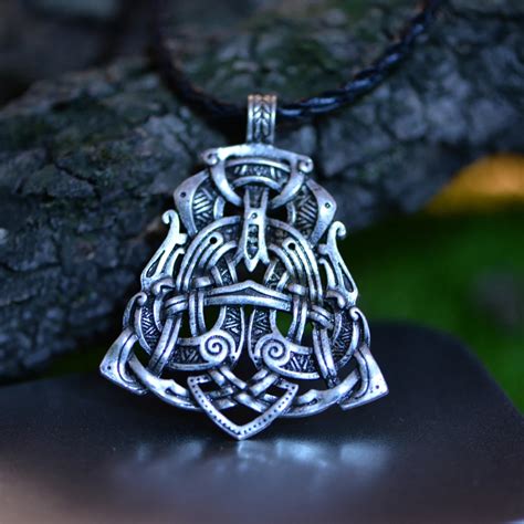 1pcs Langhong Legendry Nordic Viking Pendant Necklace The Scandinavian