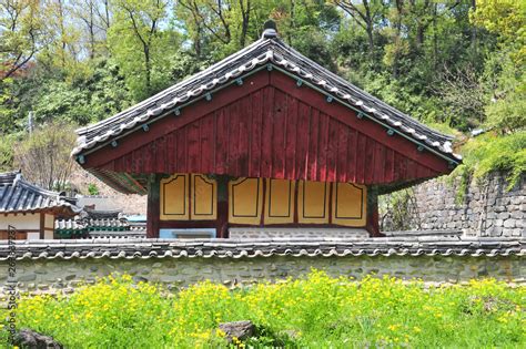 Korean Traditional Buddhist Temples Architecture Stock Photo | Adobe Stock