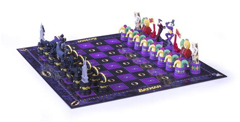 Noble Collections The Batman Chess Set The Dark Knight Vs The Joker