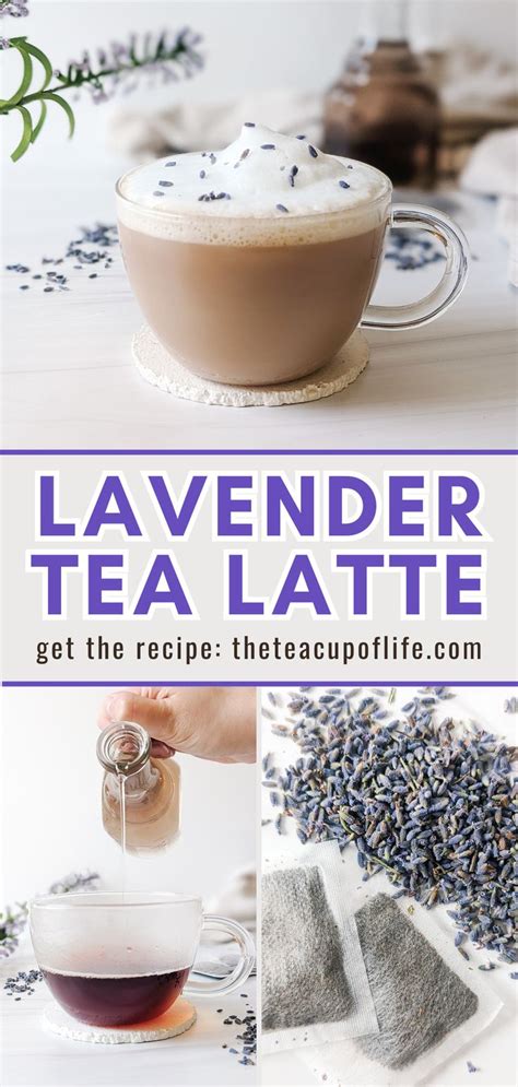 Lavender Tea Latte Recipe In 2024 Tea Latte Lavender Recipes Milk