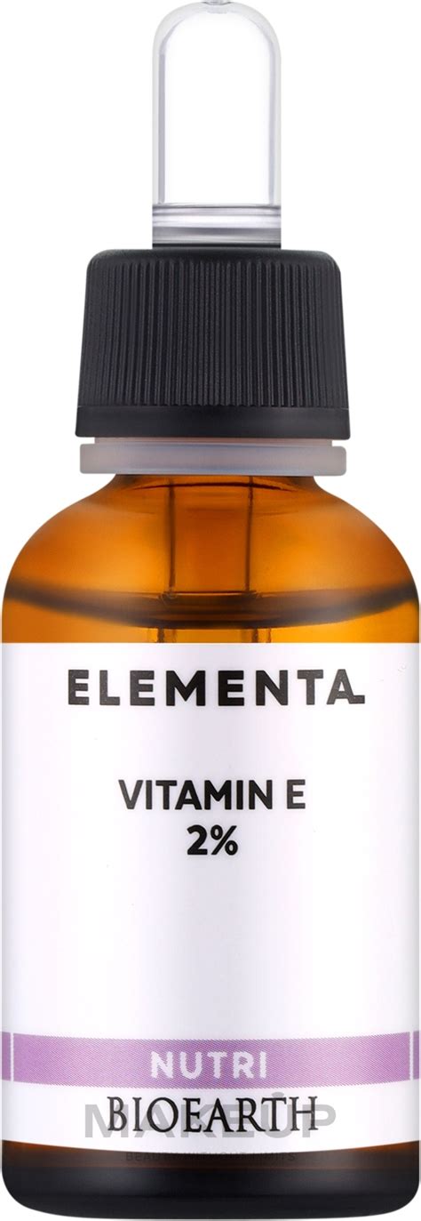 S Rum Pour Visage Vitamine E Bioearth Elementa Nutri Vitamin E