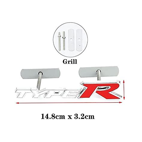 Buy Klcltti D Car Logo Badge For Honda Type R Racing Type S Sport