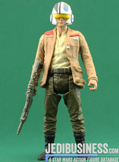 Poe Dameron With Resistance X Wing Fighter The Force Awakens Collection