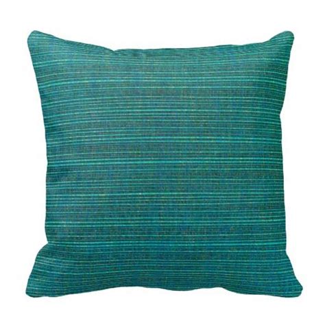 Deep Sea Green Throw Pillow Zazzle